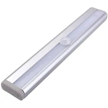 PIR Motion Sensor Light Bar, ICOCO Battery Powered 10 LED Wireless Night Light with Stick-on Magnetic Strip
PIR Motion Sensor Light Bar, ICOCO Battery Powered 10 LED Wireless Night Light with Stick-on Magnetic Strip