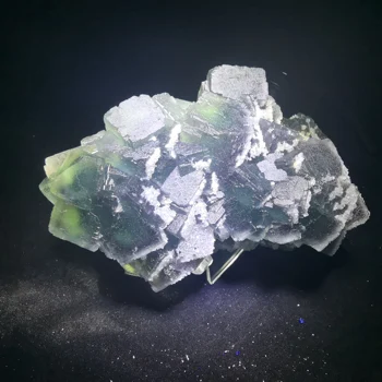 578.8g.Natural green blue fluorite, crystal mineral crystal specimen 
578.8g.Natural green blue fluorite, crystal mineral crystal specimen
