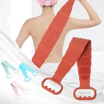 Silicone Bath Towel Long Bathing Scrubbing Back Towel Double Back Lengthen Bathing Artifact Bathing and Bathing Brush
Silicone Bath Towel Long Bathing Scrubbing Back Towel Double Back Lengthen Bathing Artifact Bathing and Bathing Brush