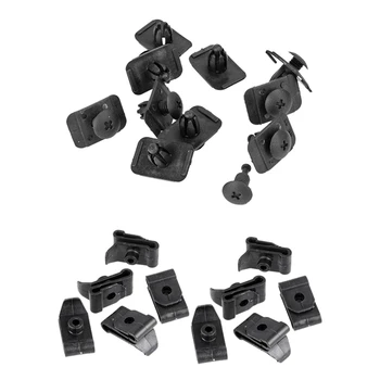 10Pcs Fender Liner Nut Fastener Push Clips Retainer & 10pcs Fender Liner Fastener Rivet Push Clips Retainer Black
10Pcs Fender Liner Nut Fastener Push Clips Retainer & 10pcs Fender Liner Fastener Rivet Push Clips Retainer Black