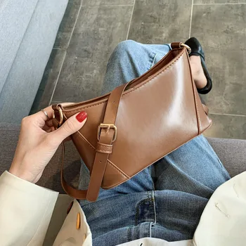 Vintage Armpit Shoulder Flap Bag Women Handbag Crossbody Bags Simple Fashion Designer Clutch Purses Bolsa Feminina Sac A Main
Vintage Armpit Shoulder Flap Bag Women Handbag Crossbody Bags Simple Fashion Designer Clutch Purses Bolsa Feminina Sac A Main