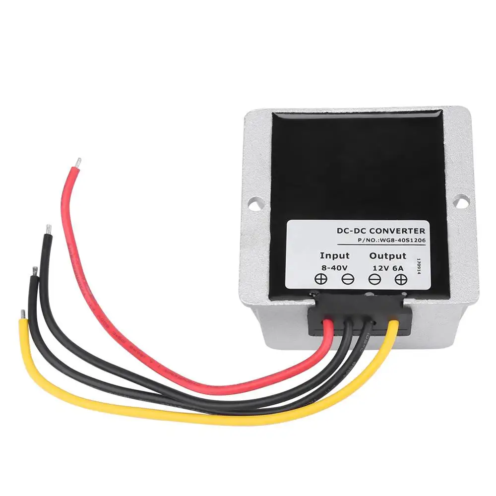 DC8V~40V to 12V 6A 72W Auto Step UP/Down Converter Boost/Buck Voltage Regulator Module Assortment
DC8V~40V to 12V 6A 72W Auto Step UP/Down Converter Boost/Buck Voltage Regulator Module Assortment