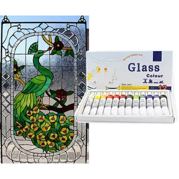 Glass Paint Kit Acrylic Hand Painted Pigments Drawing Tubes Set 12mL 12 Colors Artist Art Supplies for Adult Kids Beginner 
Glass Paint Kit Acrylic Hand Painted Pigments Drawing Tubes Set 12mL 12 Colors Artist Art Supplies for Adult Kids Beginner