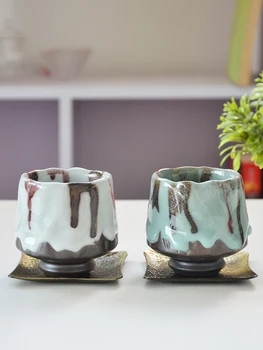 Pure handmade tea cup large size ceramic Chinese Kungfu tea set single cup retro Japanese style rough pottery master teacup 2pcs
Pure handmade tea cup large size ceramic Chinese Kungfu tea set single cup retro Japanese style rough pottery master teacup 2pcs