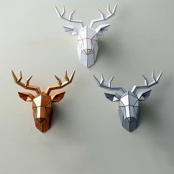 Deer Wall Hanging Creative Animal Head Geometric Wall Decoration European Style Living Room Wall Pendant Three Dimensional
Deer Wall Hanging Creative Animal Head Geometric Wall Decoration European Style Living Room Wall Pendant Three Dimensional