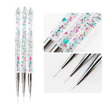 3Pcs/Set UV Gel Nail Liner Brush Acrylic Drawing Nail Painting Pen Mixed Colors Gourd Handle Nail Art Tools DIY Design
3Pcs/Set UV Gel Nail Liner Brush Acrylic Drawing Nail Painting Pen Mixed Colors Gourd Handle Nail Art Tools DIY Design
