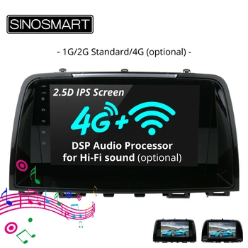 SINOSMART Support Native Parking System 1G/2G Car GPS Navigation Player for Mazda 6 Atenza/CX-5 32EQ DSP Processor 4G Optional
SINOSMART Support Native Parking System 1G/2G Car GPS Navigation Player for Mazda 6 Atenza/CX-5 32EQ DSP Processor 4G Optional