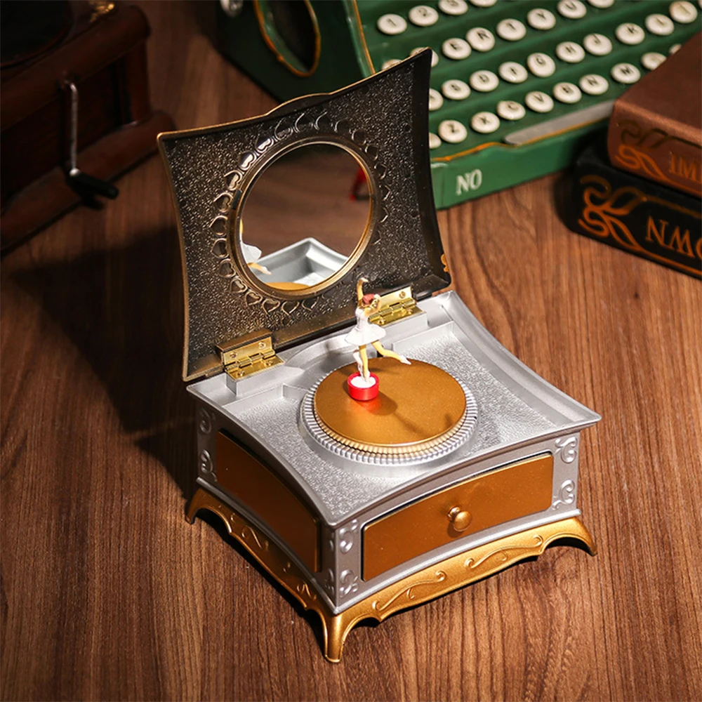 Fashion Home Decor Music Box Classic Retro Rotating Dancer Organizer Boxes Storage Music Box Valentine's Day New Year's Gift
Fashion Home Decor Music Box Classic Retro Rotating Dancer Organizer Boxes Storage Music Box Valentine's Day New Year's Gift