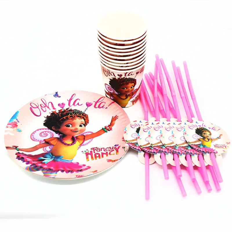 60pcs Fancy Nancy theme disposable tableware sets Fancy Nancy theme plates cups straws Fancy Nancy birthday party decorations
60pcs Fancy Nancy theme disposable tableware sets Fancy Nancy theme plates cups straws Fancy Nancy birthday party decorations