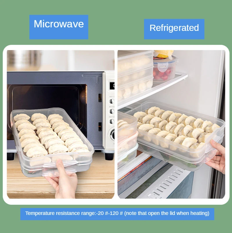 Dumpling Box Multi-layer Household Storage Wonton Refrigerator Egg Preservation Quick-frozen Tray
Dumpling Box Multi-layer Household Storage Wonton Refrigerator Egg Preservation Quick-frozen Tray