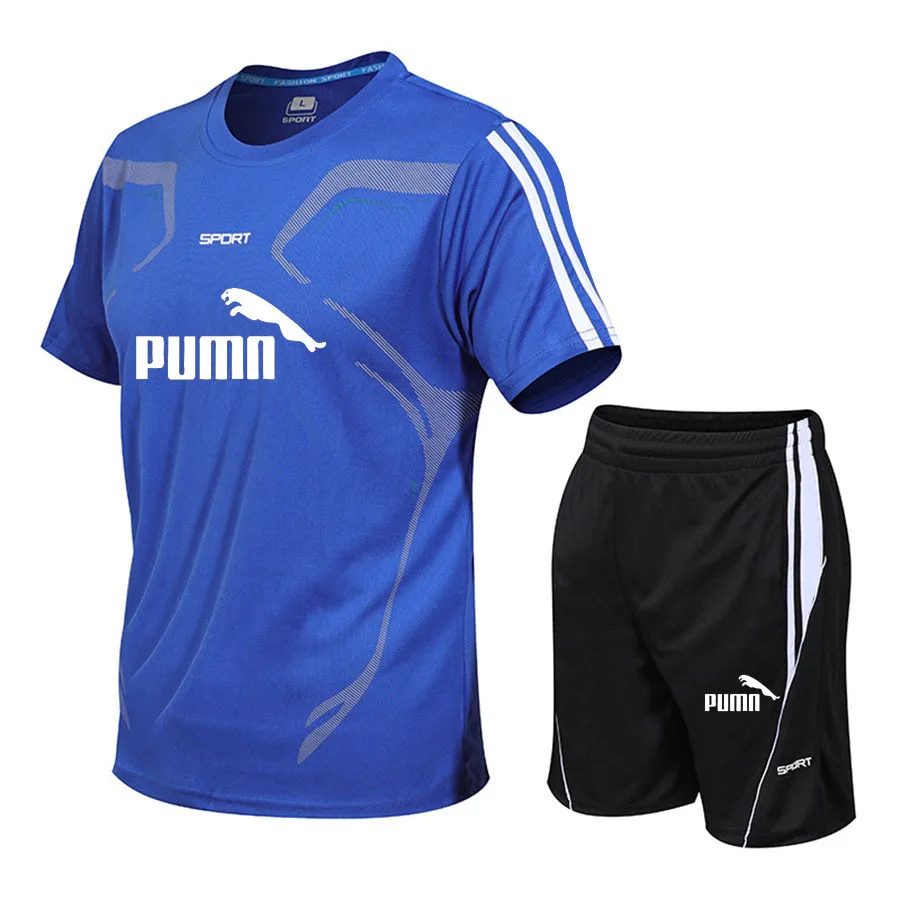 Summer men's sportswear men's sports suits fashion casual men's suits men's quick-drying T-shirt shorts brand men's sportswear
Summer men's sportswear men's sports suits fashion casual men's suits men's quick-drying T-shirt shorts brand men's sportswear