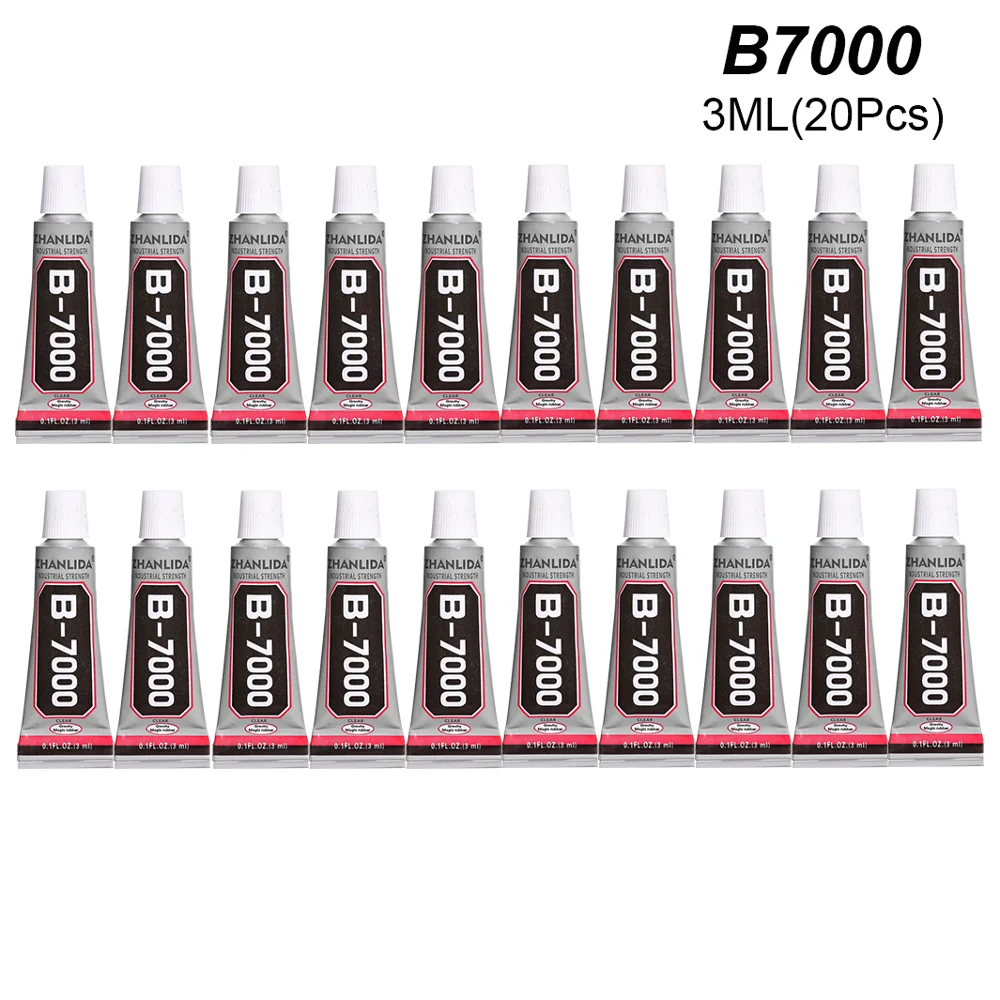 20Pcs 3ml B7000 Glue Epoxy Resin Wood Transparent Adhesive B-7000 Fabric Cloth Electronic Component Ceramics Sponge Foil Textile
20Pcs 3ml B7000 Glue Epoxy Resin Wood Transparent Adhesive B-7000 Fabric Cloth Electronic Component Ceramics Sponge Foil Textile