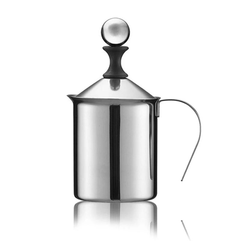 Original 400MLManual Milk Frother Stainless Steel Double Mesh Milk Creamer Milk Foam Mesh Coffee Foamer Creamer
Original 400MLManual Milk Frother Stainless Steel Double Mesh Milk Creamer Milk Foam Mesh Coffee Foamer Creamer