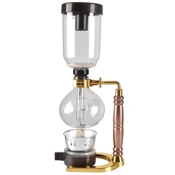 Japanese Style Siphon Coffee Maker Tea Siphon Pot Vacuum Coffee Maker Glass Type Coffee Machine Filter 3 Cups Gold
Japanese Style Siphon Coffee Maker Tea Siphon Pot Vacuum Coffee Maker Glass Type Coffee Machine Filter 3 Cups Gold