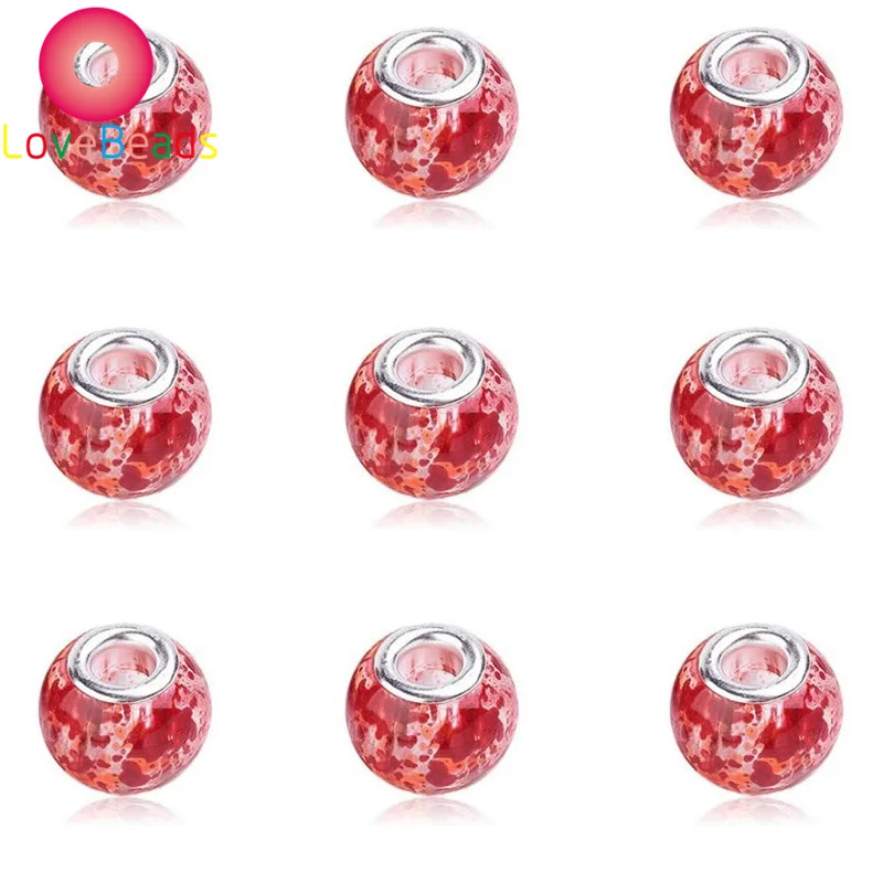 10Pcs Red Color Glass Paint Big Hole Spacer Loose Beads Fit European Charms Pandora Bracelet Slide Chain Beads for Jewelry Gift
10Pcs Red Color Glass Paint Big Hole Spacer Loose Beads Fit European Charms Pandora Bracelet Slide Chain Beads for Jewelry Gift