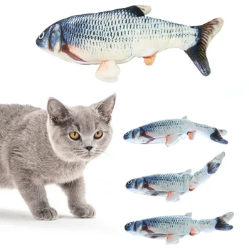 Simulation Fish Toy Electronic Cat Toy Interactive Training Gifts Pet Supplies for Dog Cat Chewing Playing Biting USB Charging
Simulation Fish Toy Electronic Cat Toy Interactive Training Gifts Pet Supplies for Dog Cat Chewing Playing Biting USB Charging