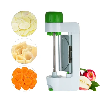 Portable Manual Vegetale Peeler Multi-Function Faster Round Sheet Fruit Slicers Veggie Sheet Slicer Cutting Tool Kitchen Gadget
Portable Manual Vegetale Peeler Multi-Function Faster Round Sheet Fruit Slicers Veggie Sheet Slicer Cutting Tool Kitchen Gadget