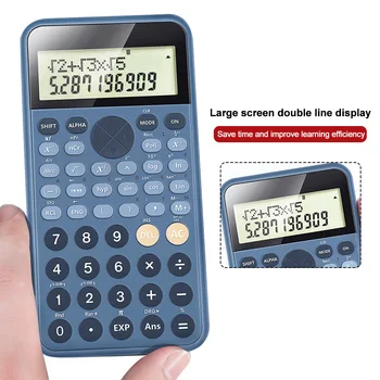 Scientific Calculator 12 Digits Scientific Calculator Two Line Display Battery Powered Multifunctional
Scientific Calculator 12 Digits Scientific Calculator Two Line Display Battery Powered Multifunctional