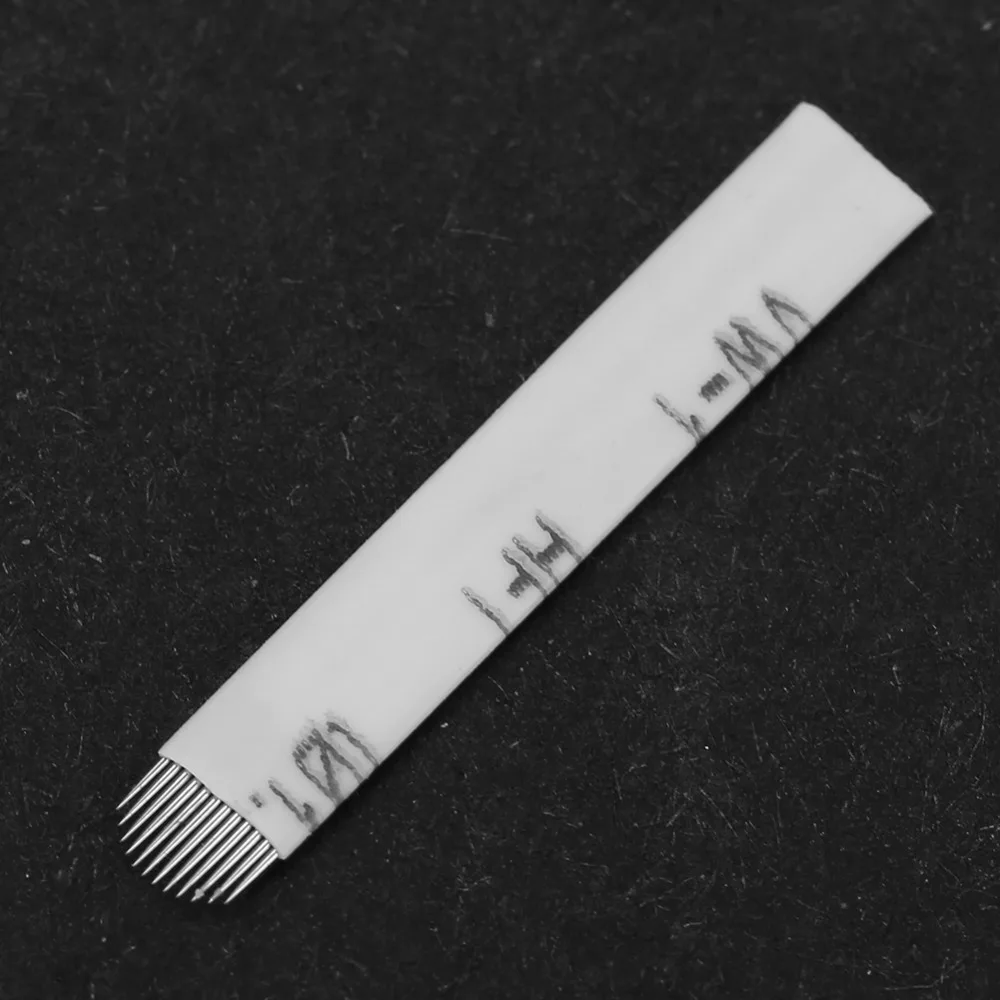 10PCS U Shape Eyebrow Tattoo Manual Microblading Blade Semi-Permanent Makeup Sterile Tattoo Needle Pin Blade 10pcs 12Pin 14Pins
10PCS U Shape Eyebrow Tattoo Manual Microblading Blade Semi-Permanent Makeup Sterile Tattoo Needle Pin Blade 10pcs 12Pin 14Pins