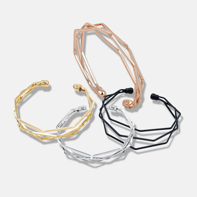 Jewelry Fashion Popular Geometric Bracelet Five-layer Angle Polished Opening Couple Hand Chain Hand Accessories For Womens
Jewelry Fashion Popular Geometric Bracelet Five-layer Angle Polished Opening Couple Hand Chain Hand Accessories For Womens