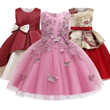 2020 Summer Kids For Girl Dress Elegant Flower Princess Evening Party Dress Formal Wedding Embroidered Dress Children Clothing
2020 Summer Kids For Girl Dress Elegant Flower Princess Evening Party Dress Formal Wedding Embroidered Dress Children Clothing