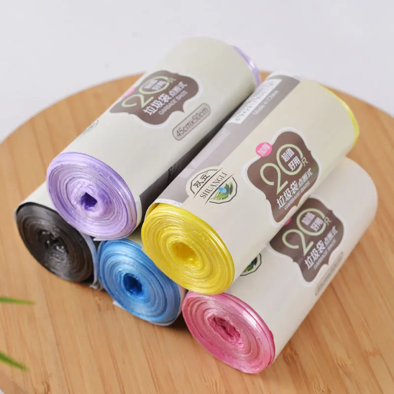 20pcs/lot Point-breaking Garbage Bag Environmental Protection Odorless Colorful Thickened Garbage Bag
20pcs/lot Point-breaking Garbage Bag Environmental Protection Odorless Colorful Thickened Garbage Bag
