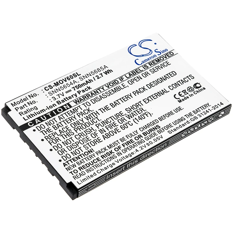 Cameron Sino SNN5654A, SNN5685A, SNN5705A, SNN5705B battery for 270C, A630, A760, A768i, E550, E680, i205, I30, I50
Cameron Sino SNN5654A, SNN5685A, SNN5705A, SNN5705B battery for 270C, A630, A760, A768i, E550, E680, i205, I30, I50