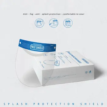 Anti-Fog Protective Screen Block Droplets From Splashing High-Transmitting Pet Film Face Mask 1 Pcs
Anti-Fog Protective Screen Block Droplets From Splashing High-Transmitting Pet Film Face Mask 1 Pcs