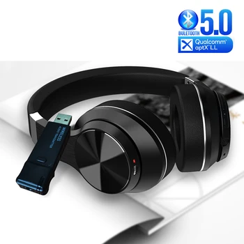 40ms Aptx LL Low Latency Bluetooth 5.0 Transmitter + Headphones 3.5MM AUX USB Dongle Wireless Audio Adapter for TV PC PS4 Laptop
40ms Aptx LL Low Latency Bluetooth 5.0 Transmitter + Headphones 3.5MM AUX USB Dongle Wireless Audio Adapter for TV PC PS4 Laptop