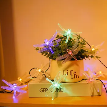 String Light Dragonfly Solar String Lights Outdoor Lawn Lamp Waterproof Decor Lights Home Courtyard Garden Fence Christmas Party
String Light Dragonfly Solar String Lights Outdoor Lawn Lamp Waterproof Decor Lights Home Courtyard Garden Fence Christmas Party