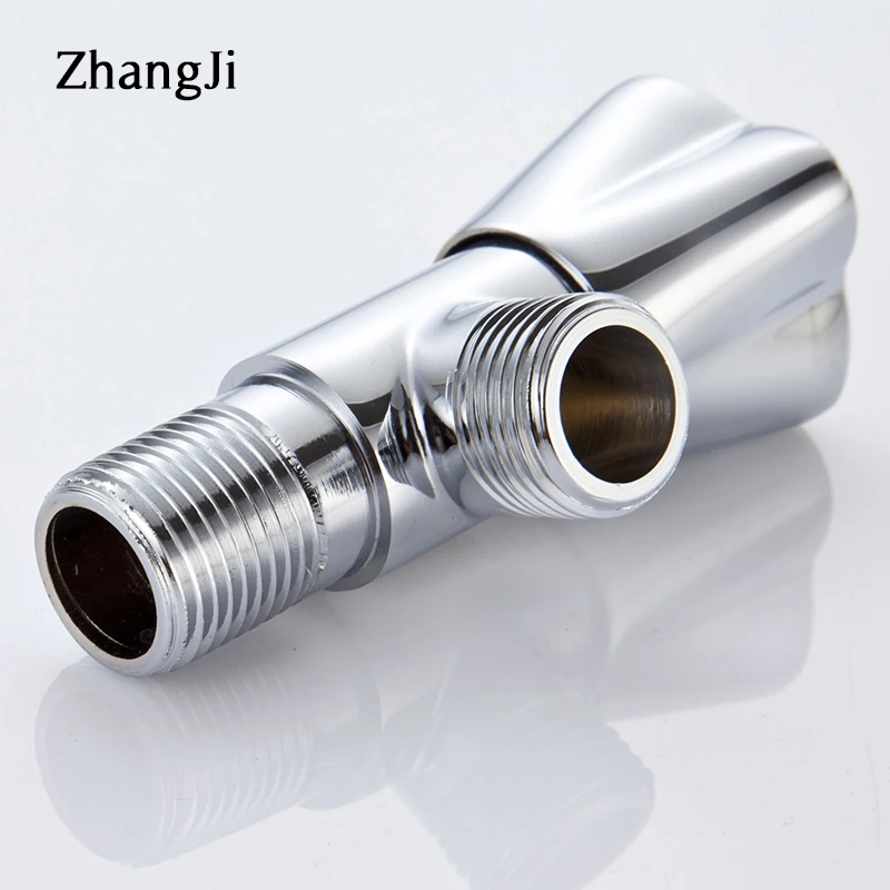 ZhangJi Faucet Bathroom Angle Valve Universal Triangle Valve Bathroom Accessories Electroplate Filling Valves for Toilet
ZhangJi Faucet Bathroom Angle Valve Universal Triangle Valve Bathroom Accessories Electroplate Filling Valves for Toilet