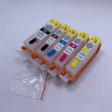YOTAT 5pcs Empty refillable ink cartridge PGI520 PGI-520 CLI-521 for Canon Pixma MP540 MP550 MP560 MP620 MP630 MP640 MP980 MP990
YOTAT 5pcs Empty refillable ink cartridge PGI520 PGI-520 CLI-521 for Canon Pixma MP540 MP550 MP560 MP620 MP630 MP640 MP980 MP990