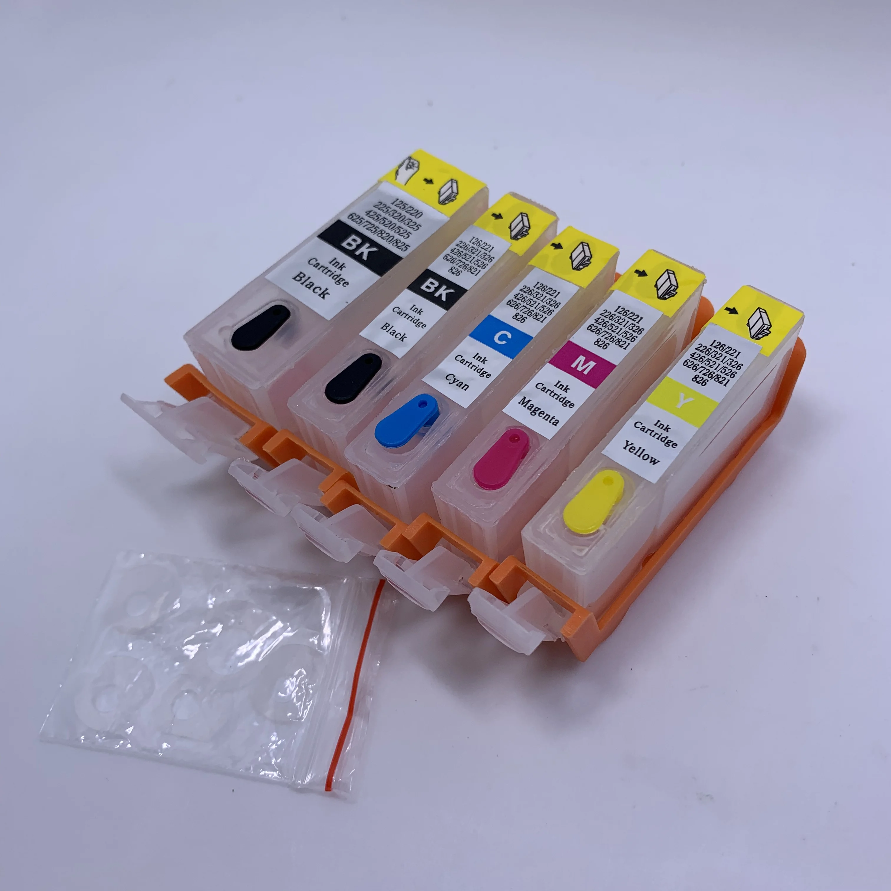 YOTAT 5pcs refillable ink cartridge PGI-220 CLI-221 for canon MP540 MP550 MP560 MP620 MP630 MP640 MP980
YOTAT 5pcs refillable ink cartridge PGI-220 CLI-221 for canon MP540 MP550 MP560 MP620 MP630 MP640 MP980