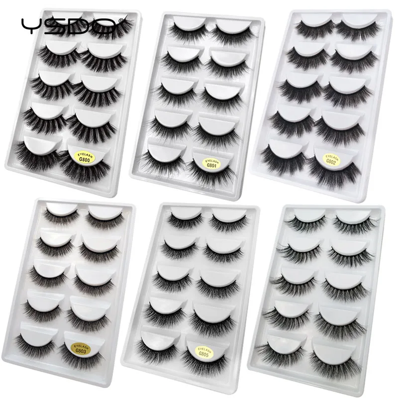 YSDO New 3D 5 Pairs Mink EyeLashes Extension make up Natural Long False EyeLashes Fake eye Lashes Mink MakeupWholesale Lashes
YSDO New 3D 5 Pairs Mink EyeLashes Extension make up Natural Long False EyeLashes Fake eye Lashes Mink MakeupWholesale Lashes