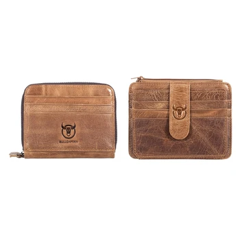 2x BULLCAPTAIN Men Wallet Business Card Holder Leather Pickup Package Bus Card Holder Slim Leather Multi-Card-Bit 01 & 02
2x BULLCAPTAIN Men Wallet Business Card Holder Leather Pickup Package Bus Card Holder Slim Leather Multi-Card-Bit 01 & 02