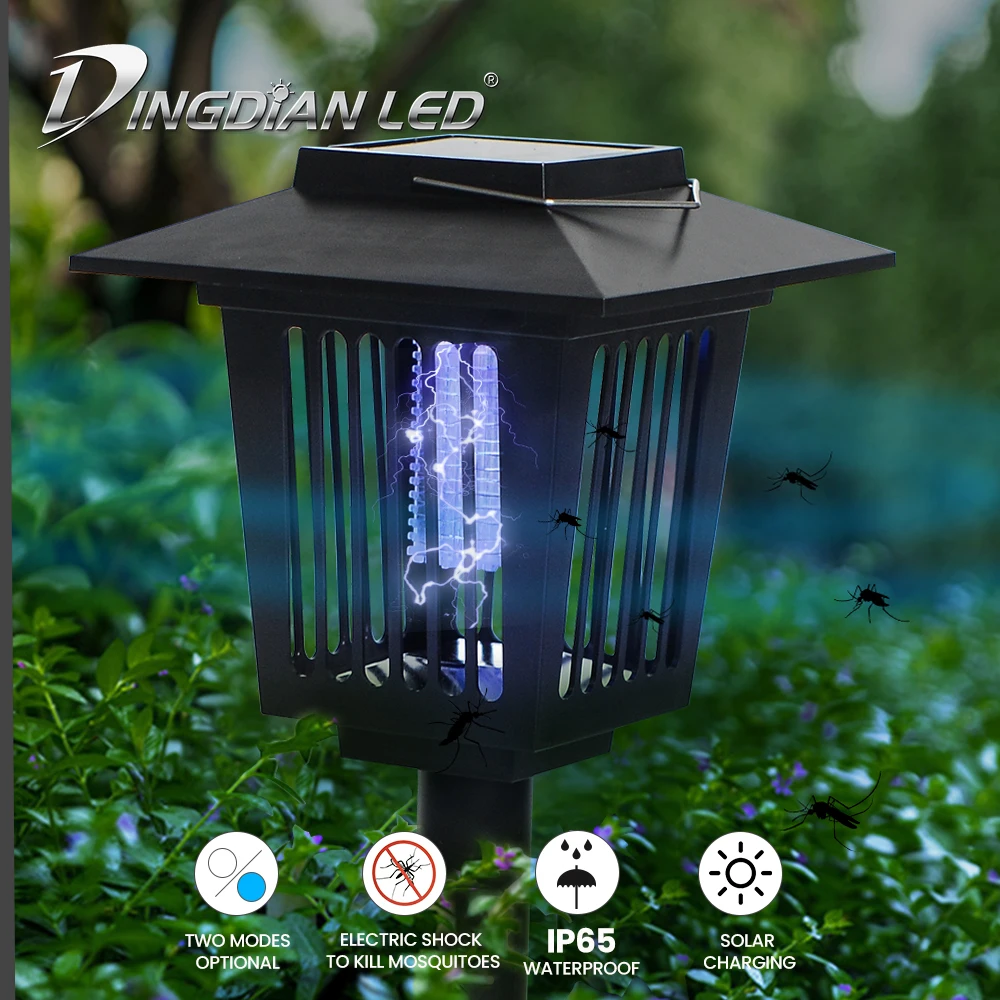 Solar LED Lawn Lights with Mosquito Killer Lanscape Garden Solar Powered Light Control Lawn Light Lamp Mosquito Lamp for Outdoor
Solar LED Lawn Lights with Mosquito Killer Lanscape Garden Solar Powered Light Control Lawn Light Lamp Mosquito Lamp for Outdoor