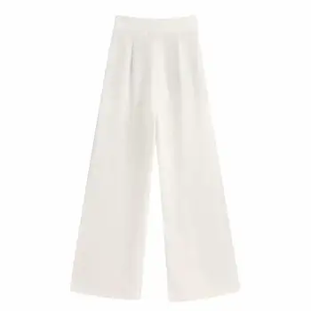 2020 summer women's new style is still simple high waist was thin vertical tube vertical sense side pockets wide leg pants
2020 summer women's new style is still simple high waist was thin vertical tube vertical sense side pockets wide leg pants