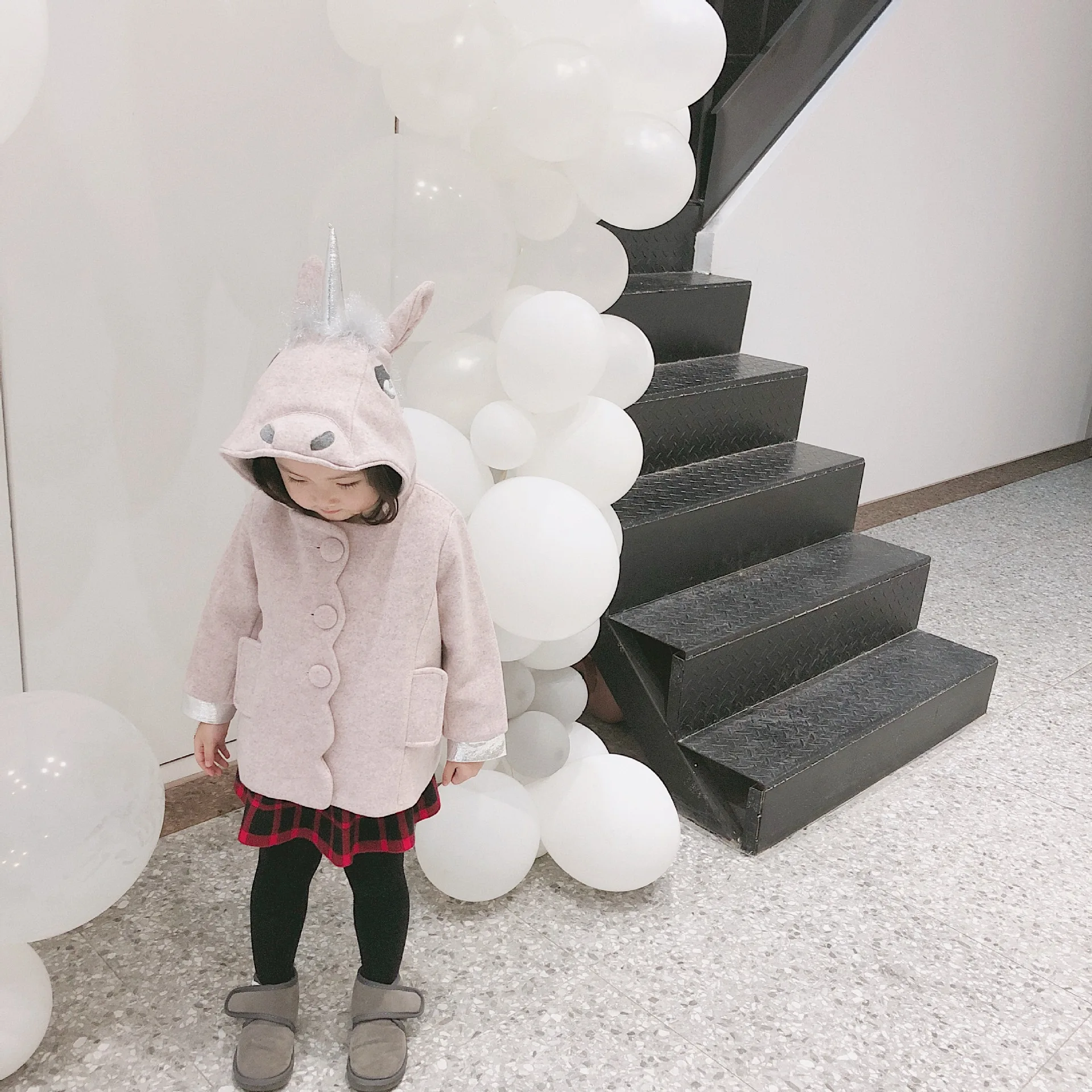 INS Celebrity Style New Year-GIRL'S Woolen Jacket Unicorn Animal Modeling Overcoat Hooded Cute plus Velvet Warm
INS Celebrity Style New Year-GIRL'S Woolen Jacket Unicorn Animal Modeling Overcoat Hooded Cute plus Velvet Warm