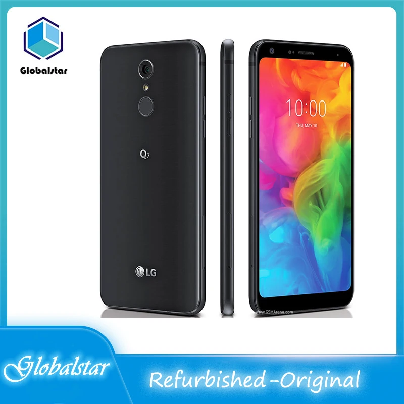 Оригинальный Восстановленный разблокированный сотовый телефон LG Q7 5 дюйма 3 Гб 64