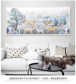 5D DIY Full Round Drill Diamond Painting Forest elk animal 3d deer Diamond Embroidery Cross Stitch kits Mosaic home Decoration 
5D DIY Full Round Drill Diamond Painting Forest elk animal 3d deer Diamond Embroidery Cross Stitch kits Mosaic home Decoration