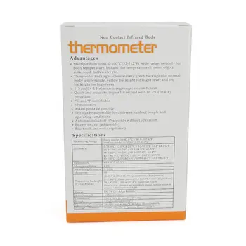 Forehead Infrared Thermometer Body Temperature Thermometer Non Contact Temp Test M0XB
Forehead Infrared Thermometer Body Temperature Thermometer Non Contact Temp Test M0XB