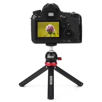 YELANGU T1 Desk Tripod Mini Portable Camera Tripod Ball Head 5KG Bearing Load for SLR DSLR Camera/Smartphone/Action Cameras
YELANGU T1 Desk Tripod Mini Portable Camera Tripod Ball Head 5KG Bearing Load for SLR DSLR Camera/Smartphone/Action Cameras