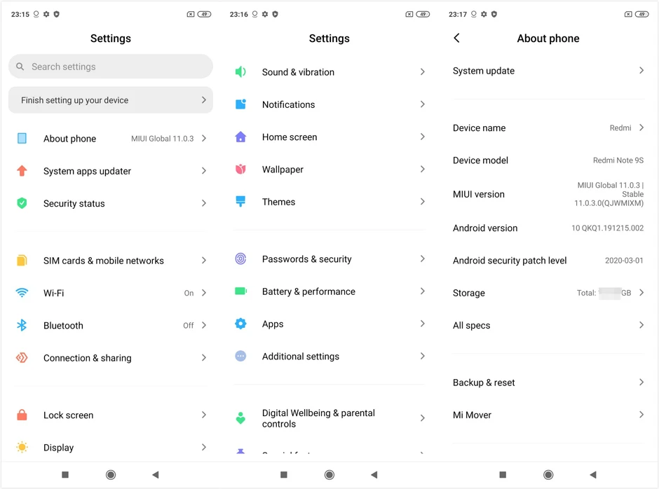 Global Version Xiaomi Redmi Note 9S 4GB 64GB Smartphone Snapdragon 720G Octa Core 5020mAh 48MP Quad Camera 6.67