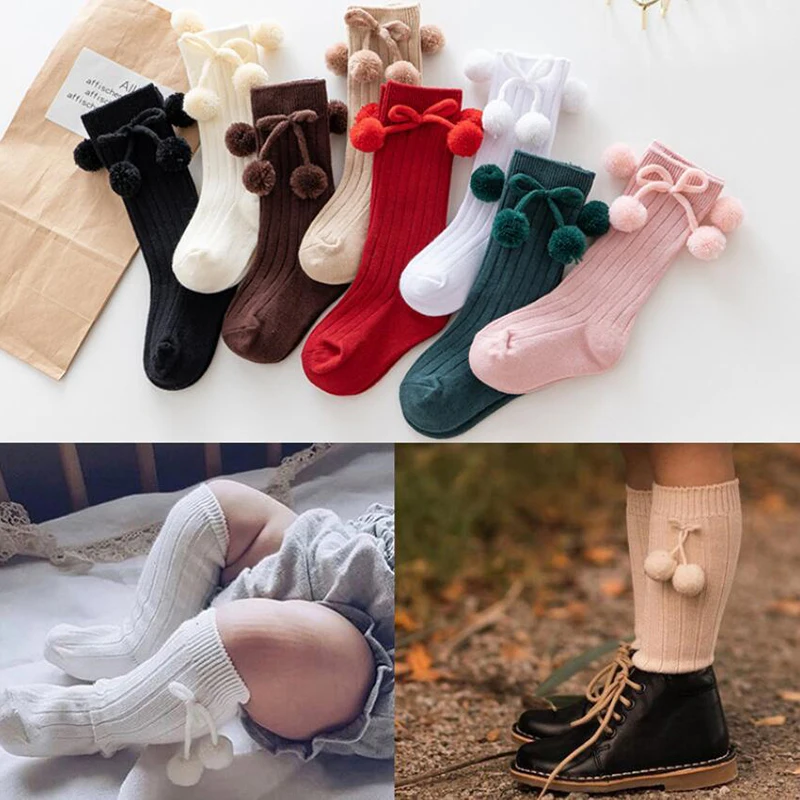 13 Colors Unisex Children Knee High Socks Cherry Ball Toddlers Baby Long Socks For Girls Boys Kid Knitted Sock 0-4Years
13 Colors Unisex Children Knee High Socks Cherry Ball Toddlers Baby Long Socks For Girls Boys Kid Knitted Sock 0-4Years