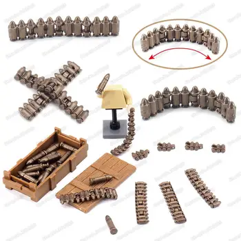Special Bullet Chain Army Military Equipped Weapons Soldier Building Block Set Moc WW2 Equipment Scenes Model Boy Gift Child Toy
Special Bullet Chain Army Military Equipped Weapons Soldier Building Block Set Moc WW2 Equipment Scenes Model Boy Gift Child Toy