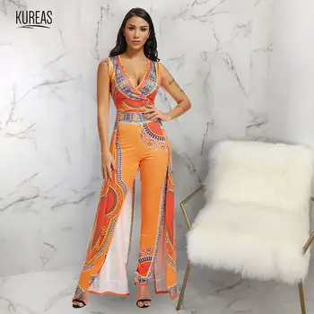 Kureas African Dresses for Women Fashion Autumn Print Jumpsuit Orange Dahiki Romper Ethnic African Clothes
Kureas African Dresses for Women Fashion Autumn Print Jumpsuit Orange Dahiki Romper Ethnic African Clothes