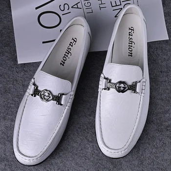 Loafers Men Shoes Genuine Leather Comfortable Men Casual Shoes Footwear Chaussures Flats Men Slip On Boat Shoes Men Chaussures
Loafers Men Shoes Genuine Leather Comfortable Men Casual Shoes Footwear Chaussures Flats Men Slip On Boat Shoes Men Chaussures