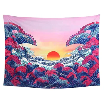 Gift Mural Tapestry Bedside Wall Hanging Home Decor Landscape Background Ocean Wave Living Room Sunset Tablecloths Art Polyester
Gift Mural Tapestry Bedside Wall Hanging Home Decor Landscape Background Ocean Wave Living Room Sunset Tablecloths Art Polyester