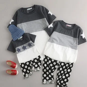 PatPat PatPat Color Block Stars Print Short-sleeve Family Matching Tee Spring Solid Color Casual Cotton Polka Dots
PatPat PatPat Color Block Stars Print Short-sleeve Family Matching Tee Spring Solid Color Casual Cotton Polka Dots