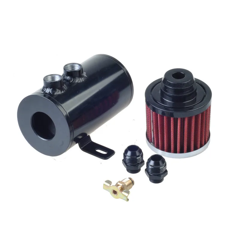 auto motorcycle Aluminium Oil Catch Can Reservoir Tank with filter black mini OCT1118a with 9MM FITTING
auto motorcycle Aluminium Oil Catch Can Reservoir Tank with filter black mini OCT1118a with 9MM FITTING